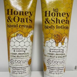 Honey & Oats Hand Cream and Honey & Shea Body Lotion Set
